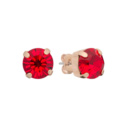Серьги "Krāšņums VI (Light Siam)" с кристаллами Swarovski™